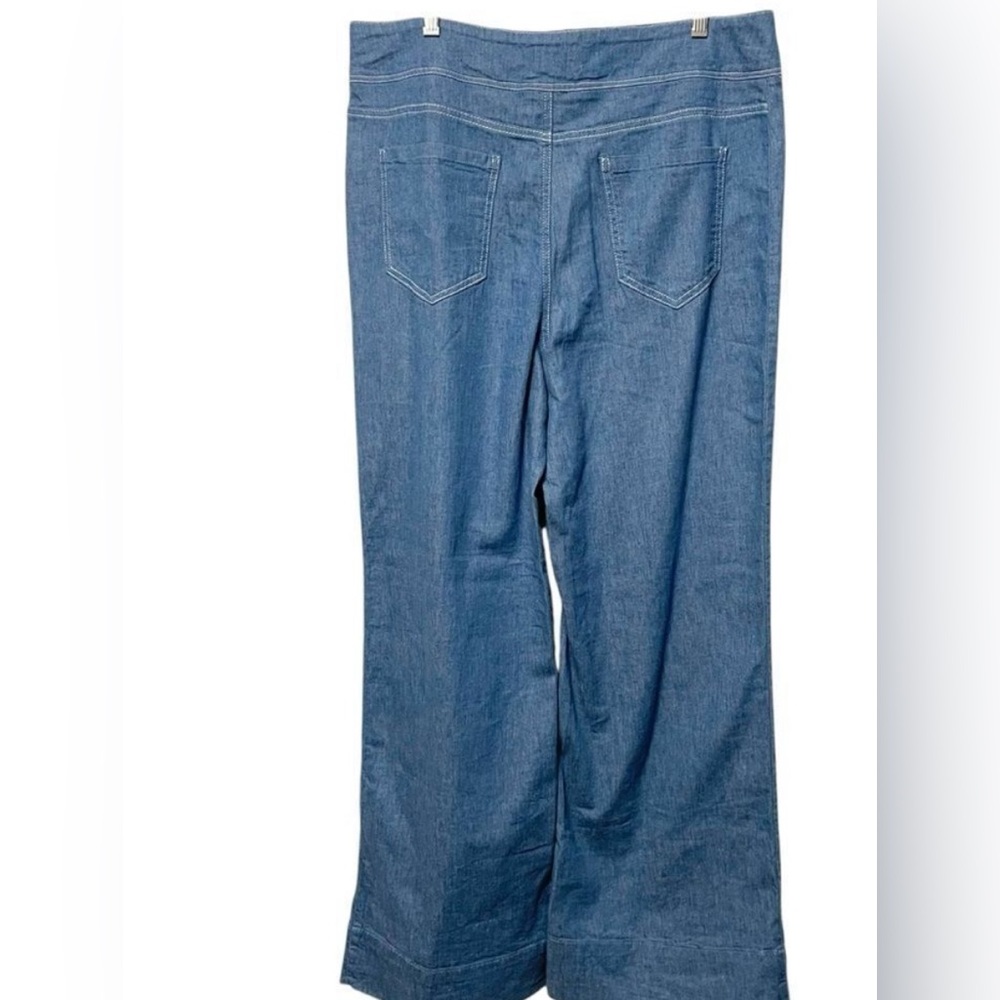 Perfect like new Anthropologie PILCRO High Rise Wide Leg Trouser Jeans 28 - Picture 6 of 10